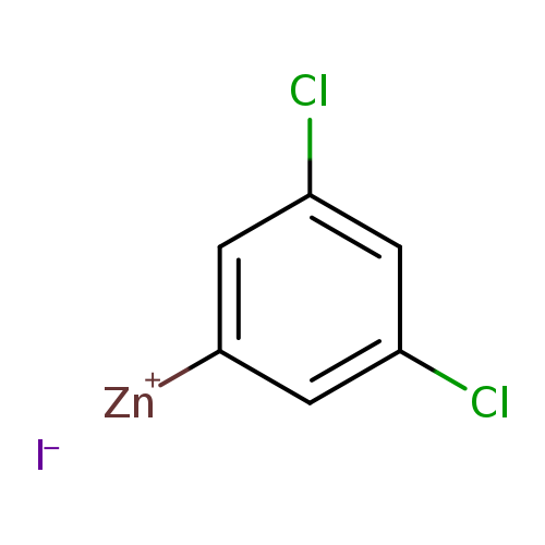 Clc1cc(Cl)cc(c1)[Zn+].[I-]