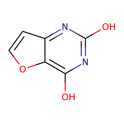 Oc1nc(O)c2c(n1)cco2