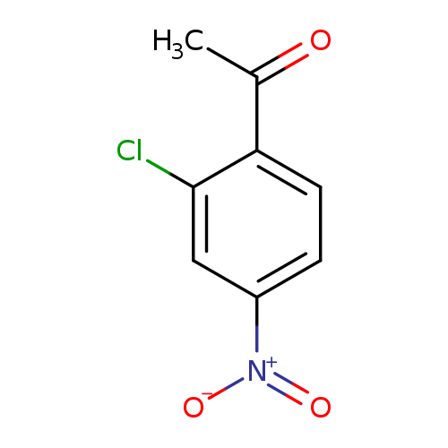 CC(=O)c1ccc(cc1Cl)[N+](=O)[O-]