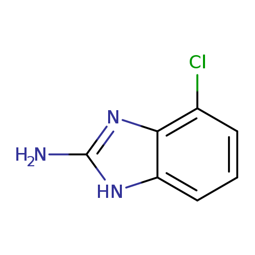 Nc1nc2c([nH]1)cccc2Cl