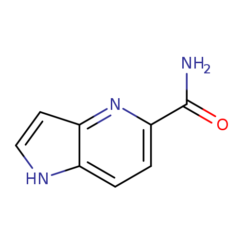NC(=O)c1ccc2c(n1)cc[nH]2