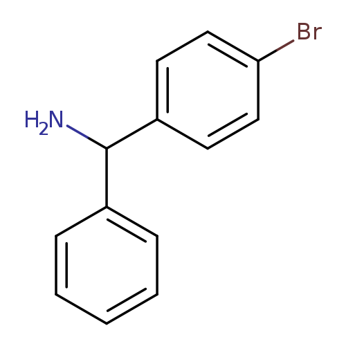 Brc1ccc(cc1)C(c1ccccc1)N