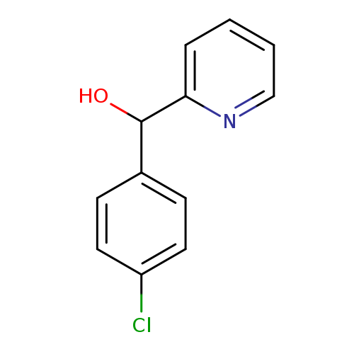Clc1ccc(cc1)C(c1ccccn1)O