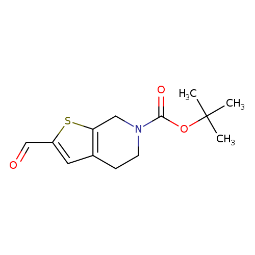 O=Cc1cc2c(s1)CN(CC2)C(=O)OC(C)(C)C