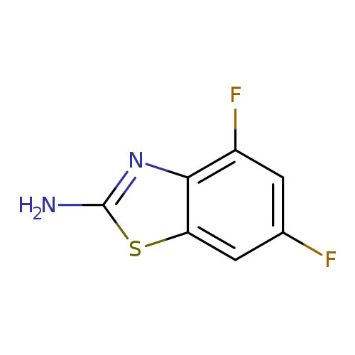 Fc1cc(F)c2c(c1)sc(n2)N