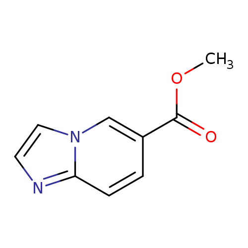 COC(=O)c1ccc2n(c1)ccn2