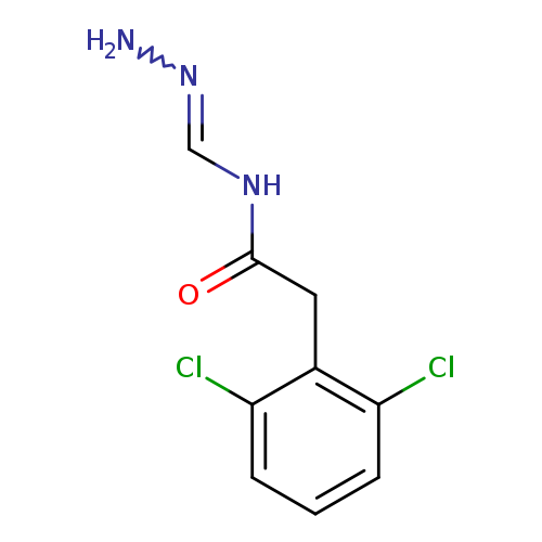 NN=CNC(=O)Cc1c(Cl)cccc1Cl