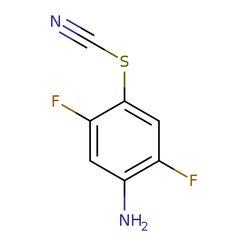 N#CSc1cc(F)c(cc1F)N