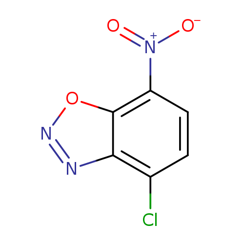 [O-][N+](=O)c1ccc(c2c1onn2)Cl