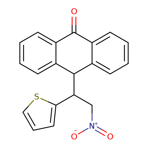[O-][N+](=O)CC(C1c2ccccc2C(=O)c2c1cccc2)c1cccs1