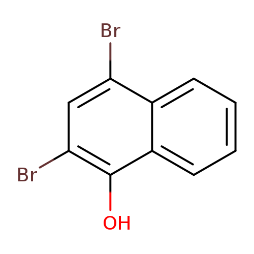 Brc1cc(Br)c2c(c1O)cccc2