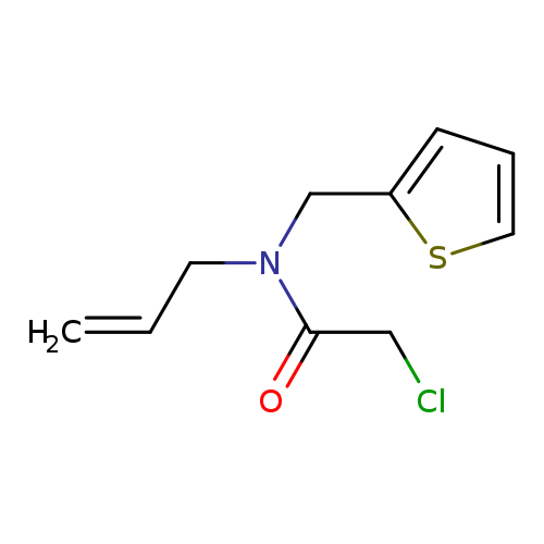 C=CCN(C(=O)CCl)Cc1cccs1