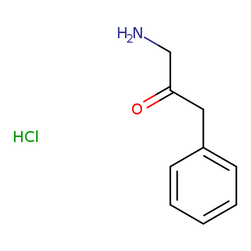 NCC(=O)Cc1ccccc1.Cl