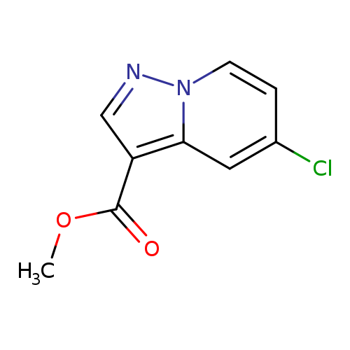 COC(=O)c1cnn2c1cc(Cl)cc2