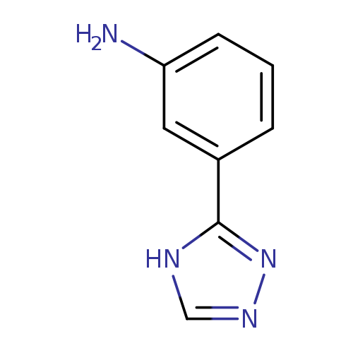 Nc1cccc(c1)c1nnc[nH]1