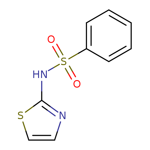 O=S(=O)(c1ccccc1)Nc1nccs1