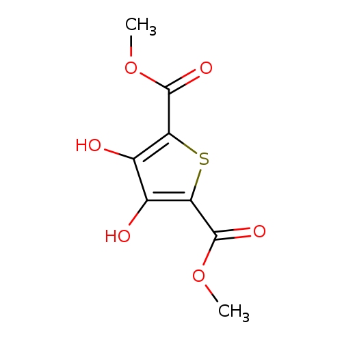 COC(=O)c1sc(c(c1O)O)C(=O)OC