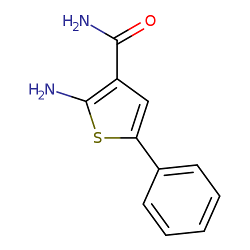 NC(=O)c1cc(sc1N)c1ccccc1