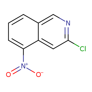 Clc1ncc2c(c1)c(ccc2)[N+](=O)[O-]