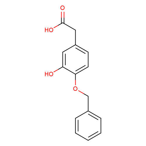OC(=O)Cc1ccc(c(c1)O)OCc1ccccc1