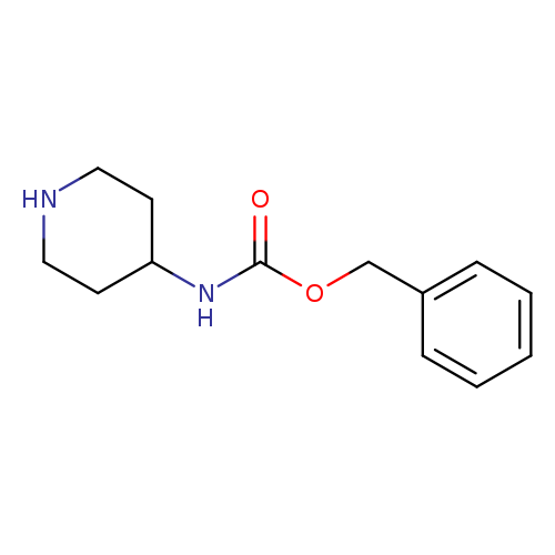 O=C(NC1CCNCC1)OCc1ccccc1