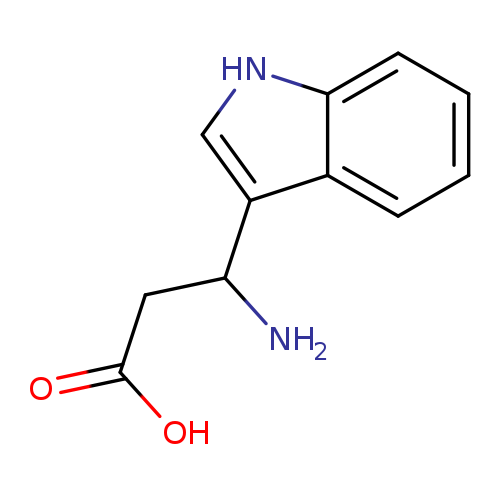 OC(=O)CC(c1c[nH]c2c1cccc2)N