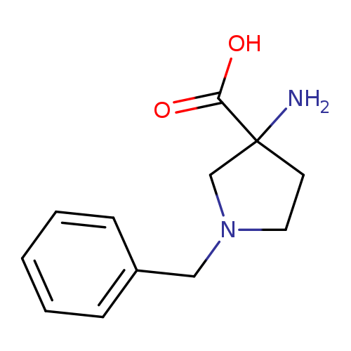 OC(=O)C1(N)CCN(C1)Cc1ccccc1