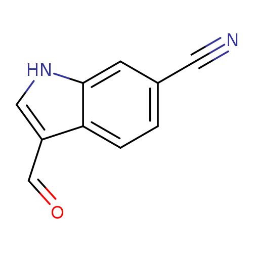 O=Cc1c[nH]c2c1ccc(c2)C#N