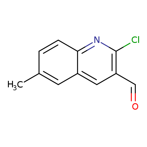 O=Cc1cc2cc(C)ccc2nc1Cl