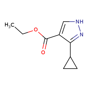 CCOC(=O)c1c[nH]nc1C1CC1