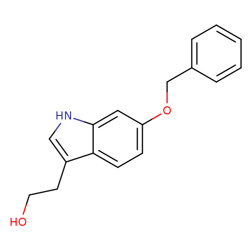 OCCc1c[nH]c2c1ccc(c2)OCc1ccccc1
