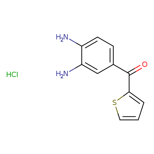 Nc1ccc(cc1N)C(=O)c1cccs1.Cl