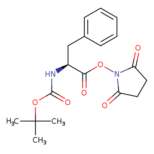 O=C([C@H](Cc1ccccc1)NC(=O)OC(C)(C)C)ON1C(=O)CCC1=O