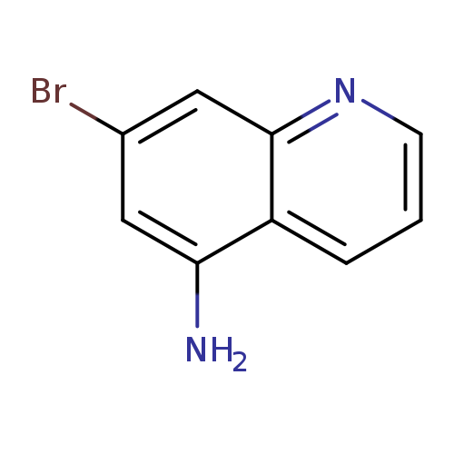 Brc1cc(N)c2c(c1)nccc2