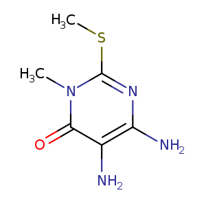 CSc1nc(N)c(c(=O)n1C)N