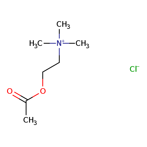 CC(=O)OCC[N+](C)(C)C.[Cl-]