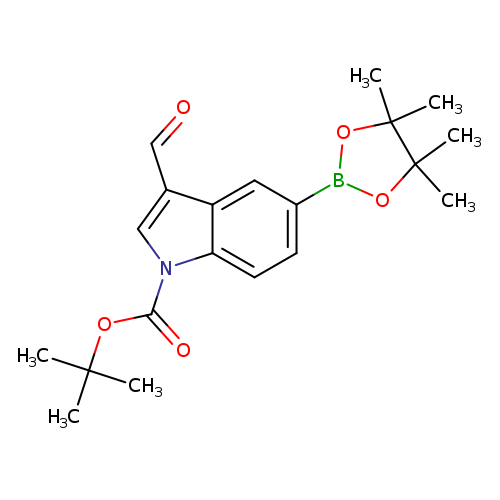 O=Cc1cn(c2c1cc(cc2)B1OC(C(O1)(C)C)(C)C)C(=O)OC(C)(C)C