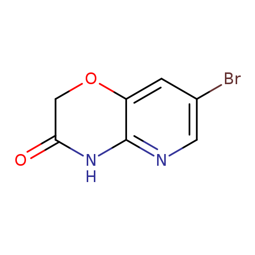 O=C1COc2c(N1)ncc(c2)Br