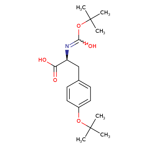 OC(=N[C@H](C(=O)O)Cc1ccc(cc1)OC(C)(C)C)OC(C)(C)C