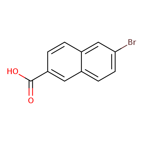 Brc1ccc2c(c1)ccc(c2)C(=O)O