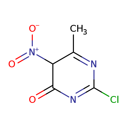 ClC1=NC(=O)C(C(=N1)C)[N+](=O)[O-]