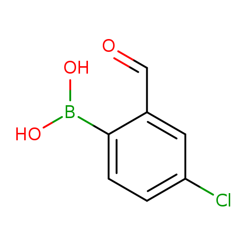 O=Cc1cc(Cl)ccc1B(O)O