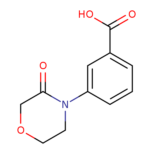 O=C1COCCN1c1cccc(c1)C(=O)O