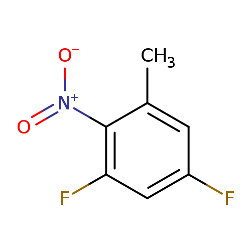 Fc1cc(C)c(c(c1)F)[N+](=O)[O-]