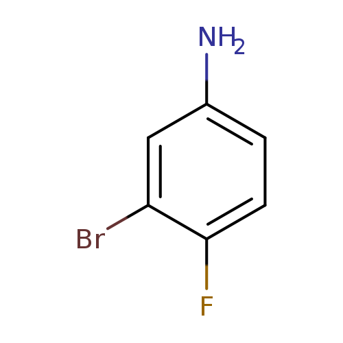 Nc1ccc(c(c1)Br)F