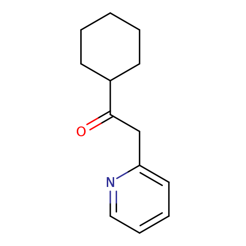 O=C(C1CCCCC1)Cc1ccccn1