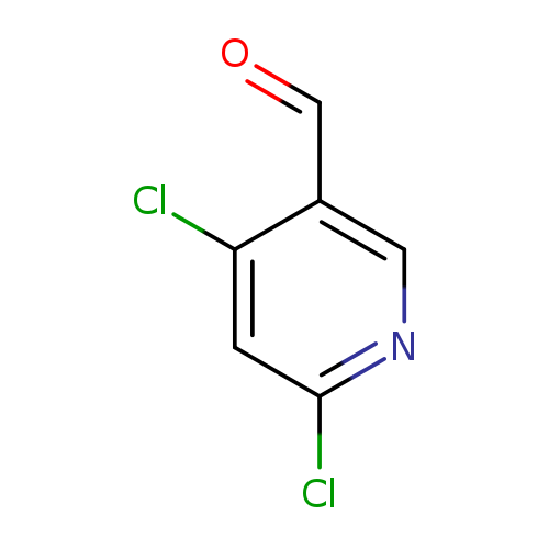 Clc1cc(Cl)ncc1C=O