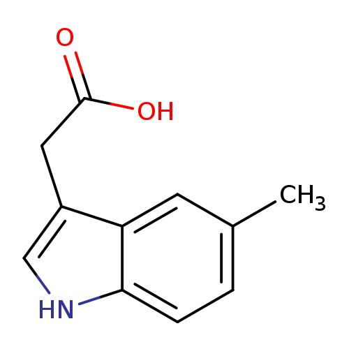 OC(=O)Cc1c[nH]c2c1cc(C)cc2