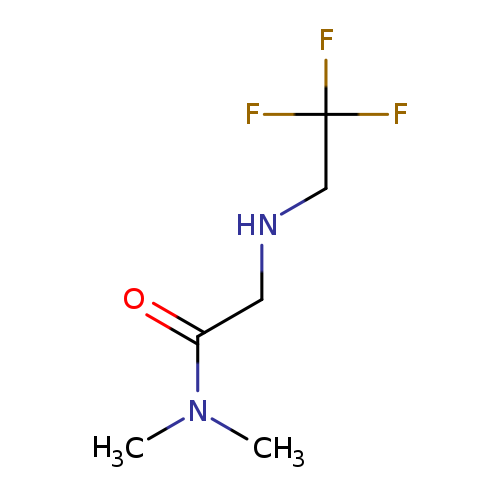 CN(C(=O)CNCC(F)(F)F)C