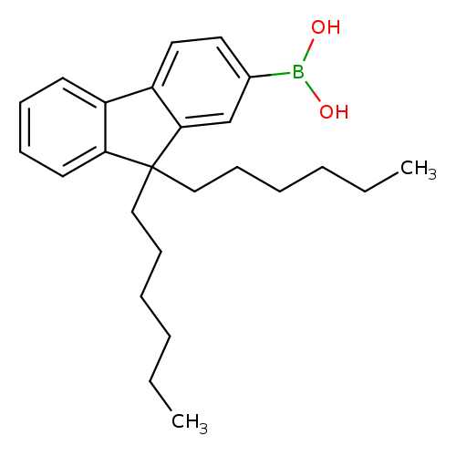 CCCCCCC1(CCCCCC)c2ccccc2c2c1cc(cc2)B(O)O